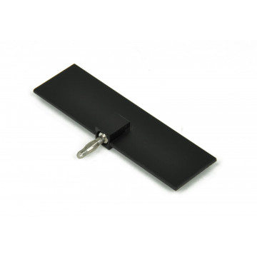 Blende mit Stecker, L=100 mm, 10 g für Luftkissenfahrbahn