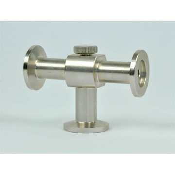 T-Stück für Flansch DN 16, mit Belüftungsventil, Verbindungsstück