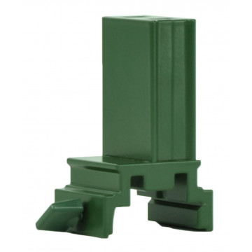 Schienenträger "normal", kurz, Halterung von Stativschienen