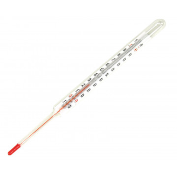 Thermometer mit großer Skala, -10 … +110/1 °C, Alkoholgefüllt, ungiftig