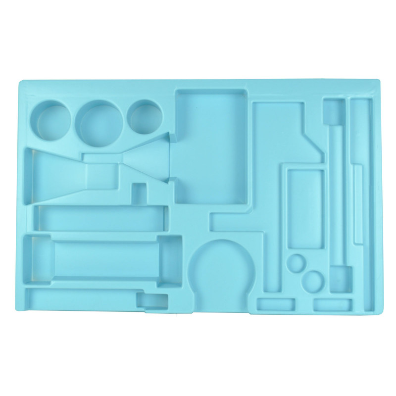 NTL-Artikel: C7906-4B Boxeneinsatz Chemie Glas, gerätegeformt