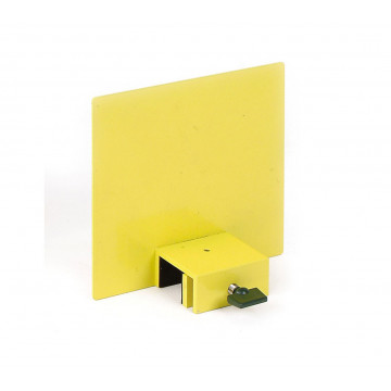 Metallplatte, Halterung für Netzgeräte beim Steckbausteinsystem Demo