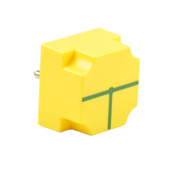 Steckbaustein Schüler Leitung T-förmig, Leitungs-Baustein