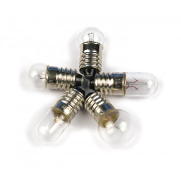 Glühlampe 24 V/0,1 A/2,4 W, Sockel E10, Set 5 Stück