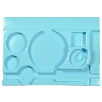 Boxeneinsatz Luftdruck, Facheinsatz gerätegeformt