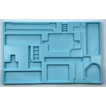 Boxeneinsatz Zentrifugalkraft, Facheinsatz gerätegeformt