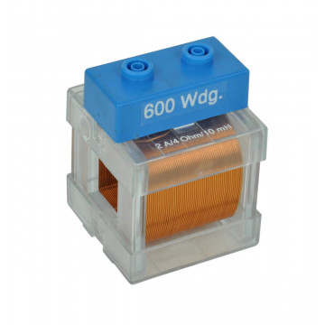 Spule „demo“ 600 Windungen, blau, für Aufbautrafo