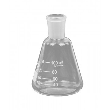 Erlenmeyerkolben 100 ml, SB 19, Borosilikatglas