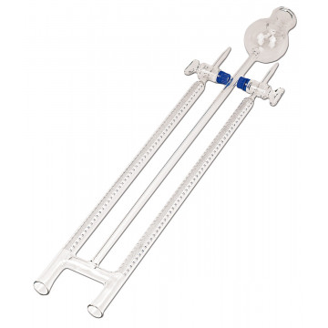 Wasserzersetzungsapparat nach Hofmann, zur Elektrolyse von Wasser