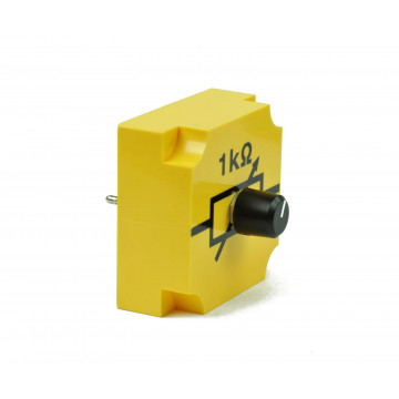 Steckbausteinsystem Demo, Steckbaustein Drehwiderstand 1 kOhm