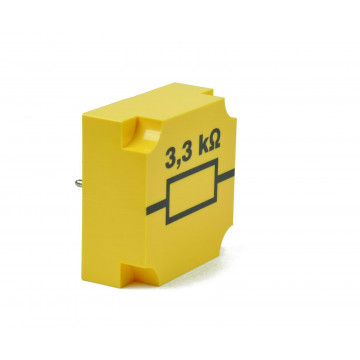 Steckbausteinsystem Demo, Steckbaustein Widerstand 3,3 kOhm