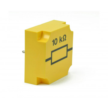 Steckbausteinsystem Demo, Steckbaustein Widerstand  10 kOhm