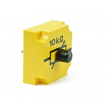 Steckbausteinsystem Demo, Steckbaustein Drehwiderstand 10 kOhm