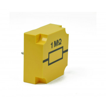 Steckbausteinsystem Demo, Steckbaustein Widerstand 1 MOhm