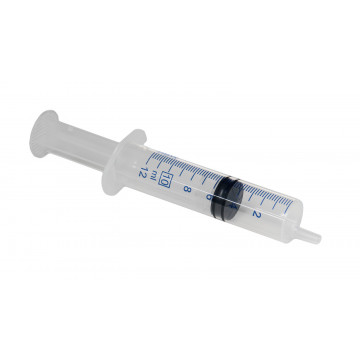 Kolbenprober 10 ml, Kunststoffspritze (3teilig), skaliert, Gasspritze