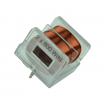 Spule flach 2 x 800 Windungen, steckbar, demo