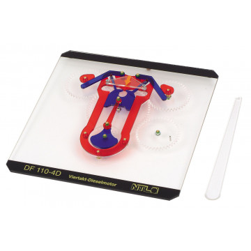 Viertakt-Dieselmotor, Funktionsmodell zur Overhead - Projektion