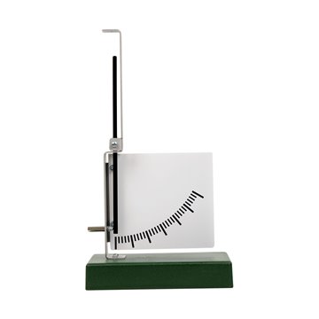 Elektroskop, Demo, mit Karbonzeiger