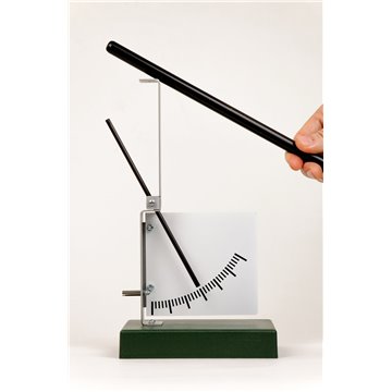 Elektroskop, Demo, mit Karbonzeiger