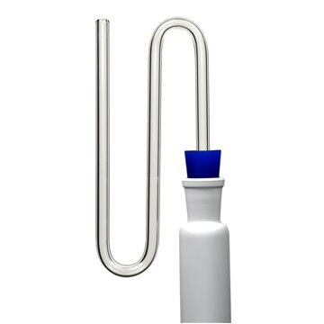 Manometerrohraufsatz mit Stopfen SB19