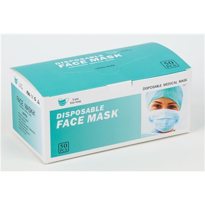 Schutzmaske, Mund-Nase, 3lagig