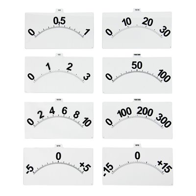 Wechselskalen, transparent, Satz 8 Stk.