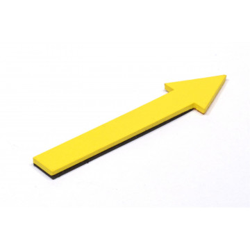 Pfeil gelb, magnethaftend, Zeiger für Demo-Tafel