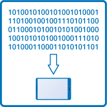Icon Messwert- und Datenerfassung